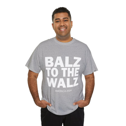 Balz To The Walz | Harris Walz Unisex Heavy Cotton Tee