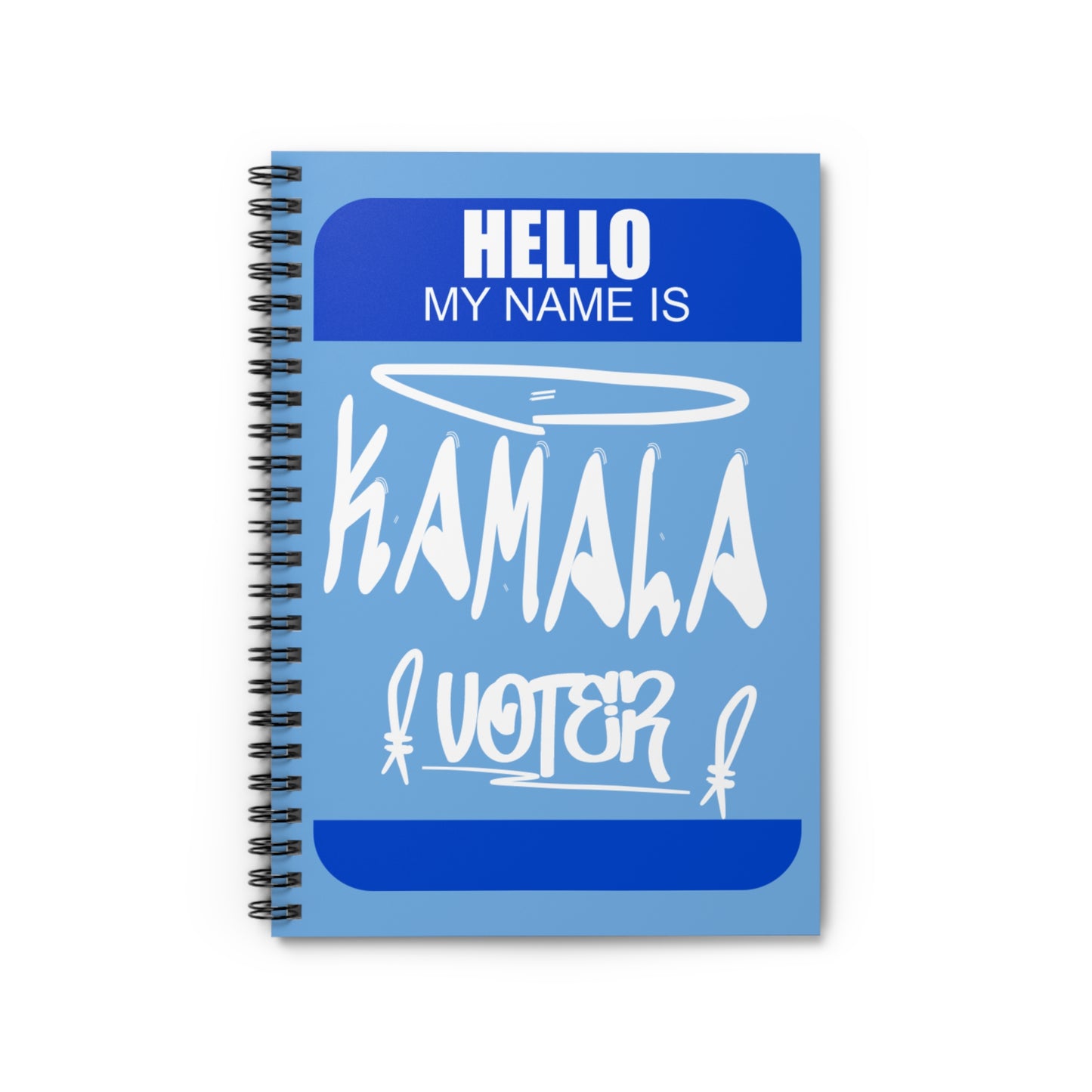 Kamala Voter Spiral Notebook - Ruled Line