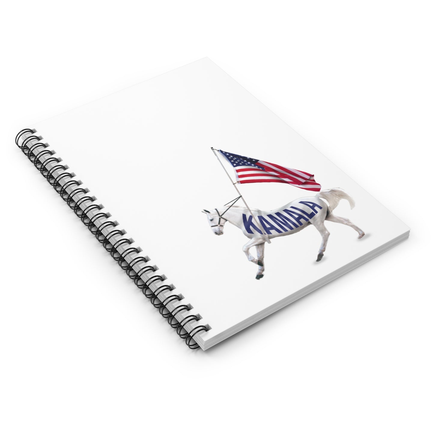 White Horse Spiral Notebook - Ruled Line