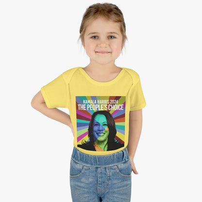 Rainbow Face Kamala The Peoples Choice | Infant Baby Rib Bodysuit