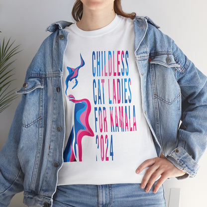 Childless Cat Ladies For Kamala | Unisex Heavy Cotton Tee