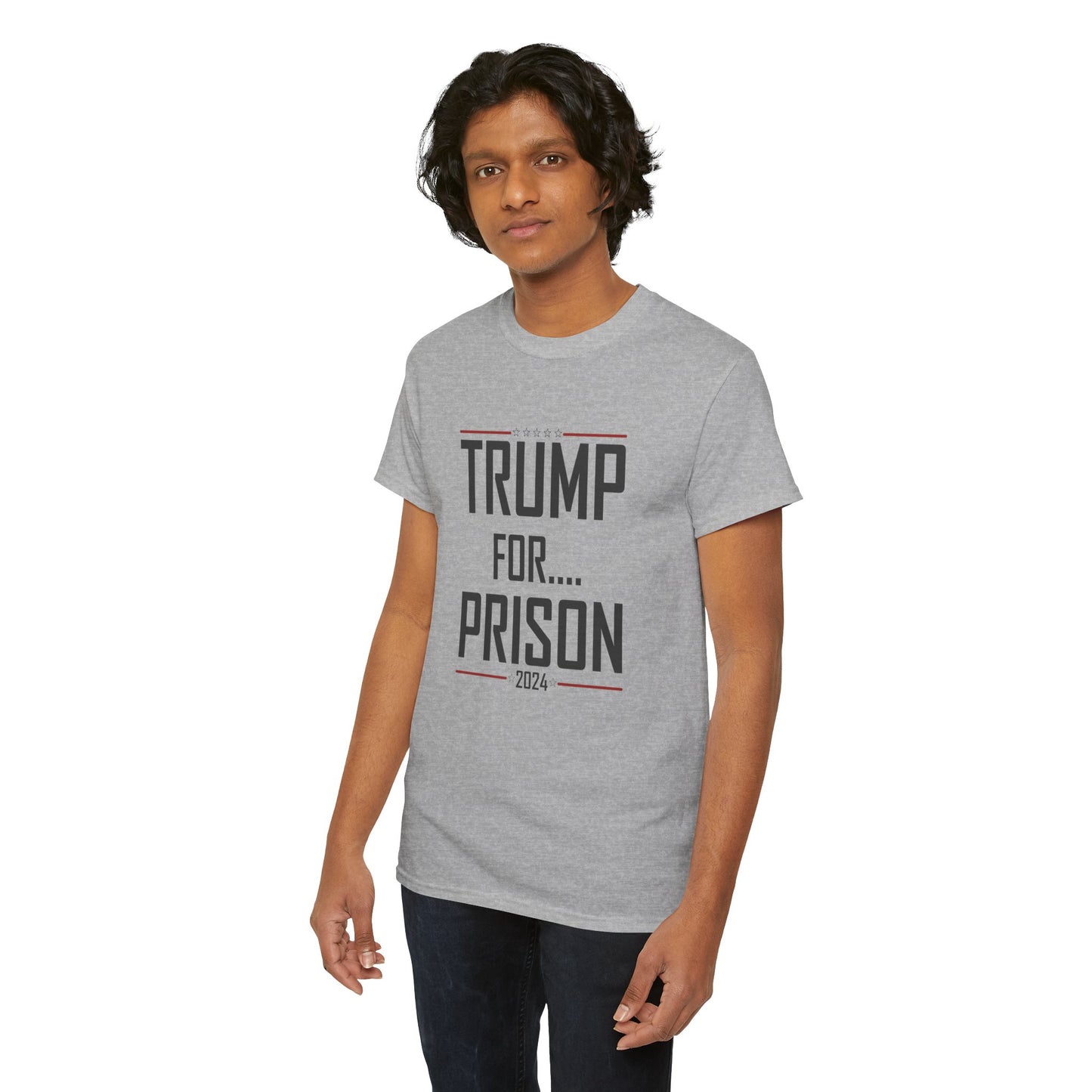 Trump for Prison 3 | Unisex Heavy Cotton Tee