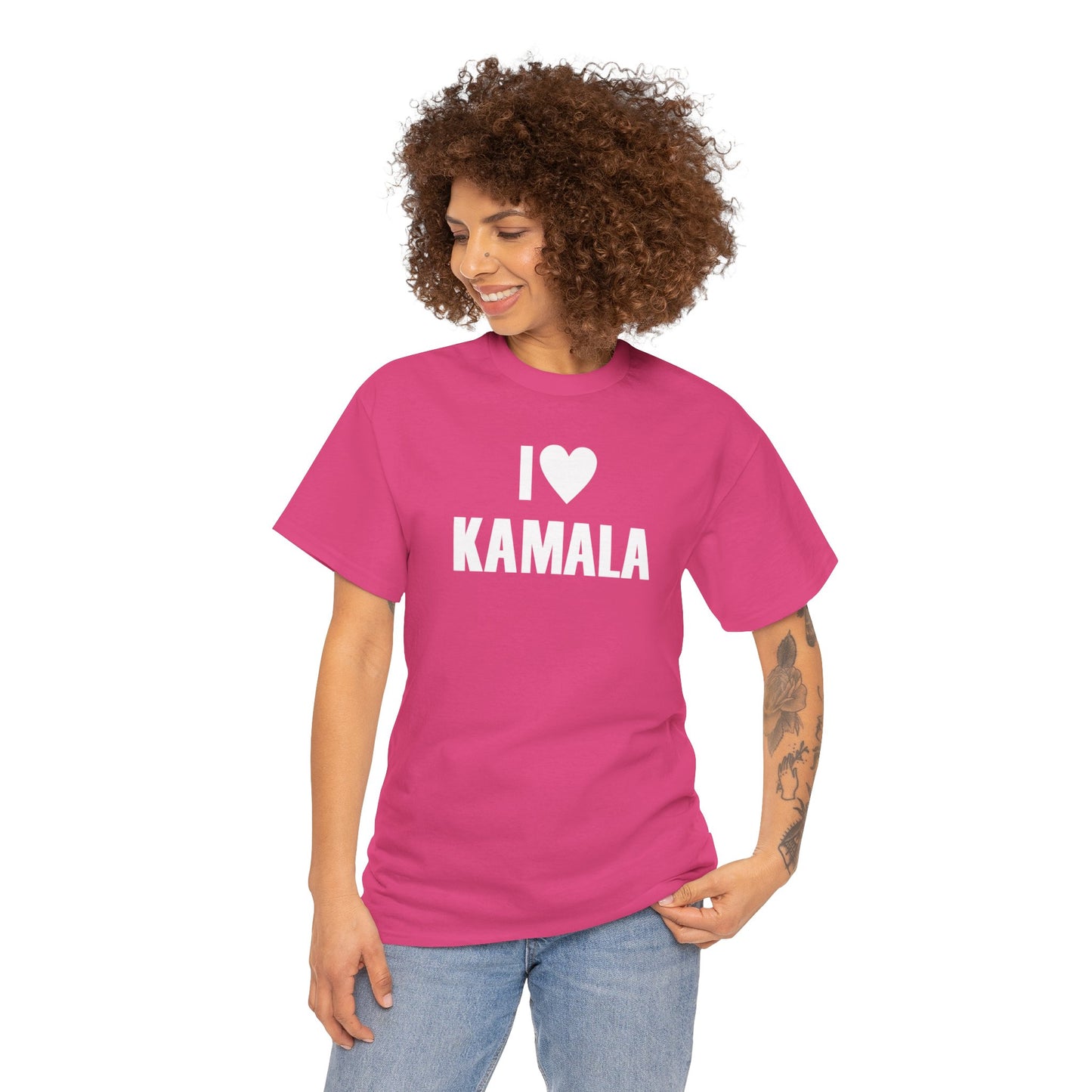 I Love Kamala | Unisex Heavy Cotton Tee