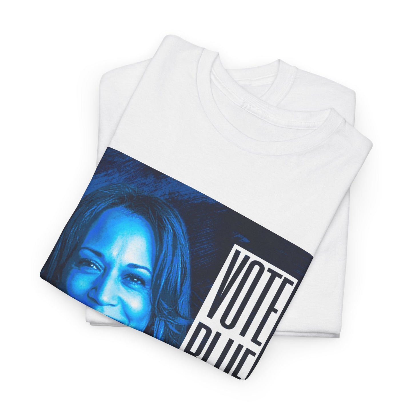 Kamala Blue face |  Short-Sleeve T-Shirt