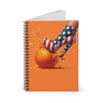 Orange Heels Spiral Notebook - Ruled Line