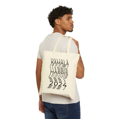 Kamala Harris Motion | Cotton Canvas Tote Bag