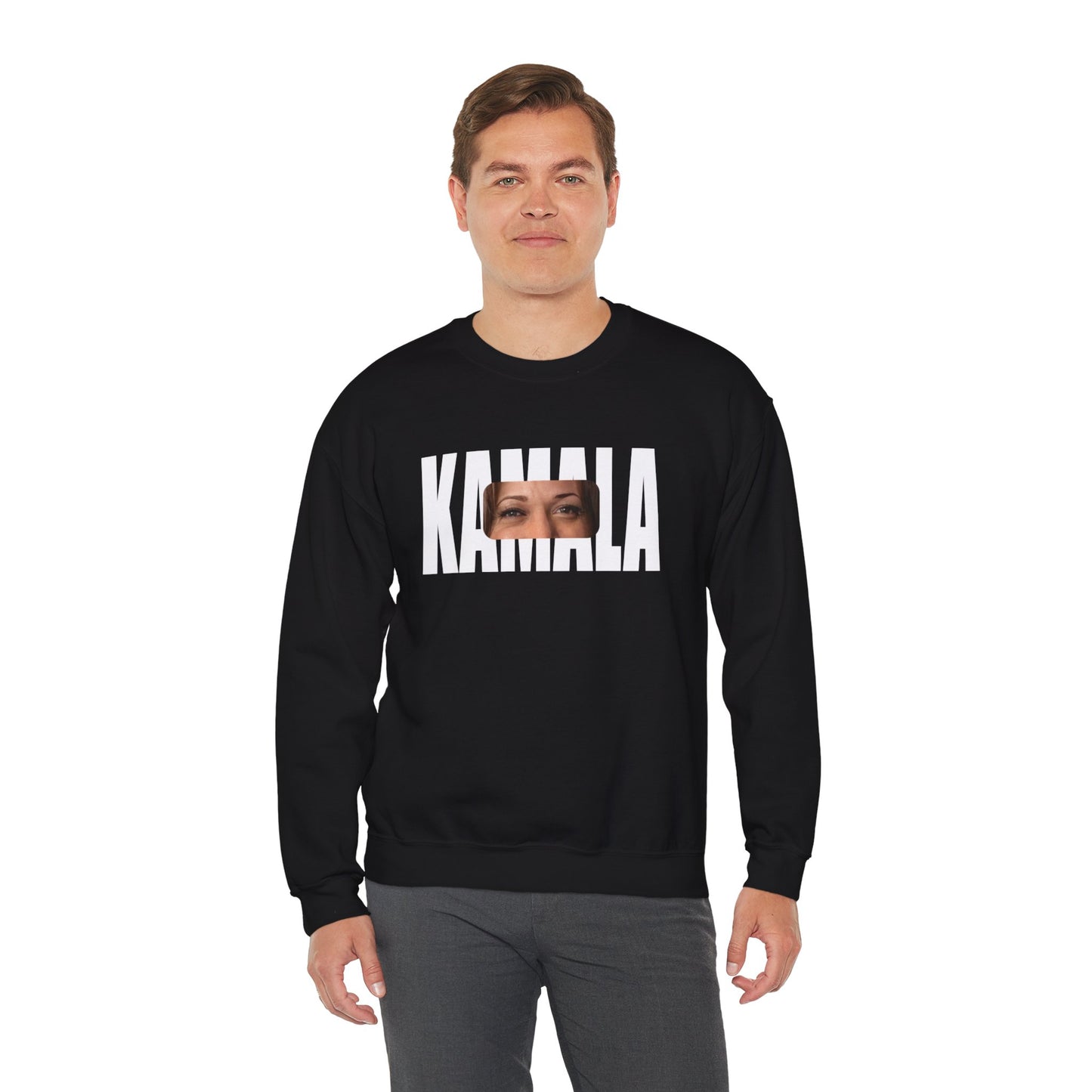 Kamala Eyes | Unisex Heavy Blend™ Crewneck Sweatshirt