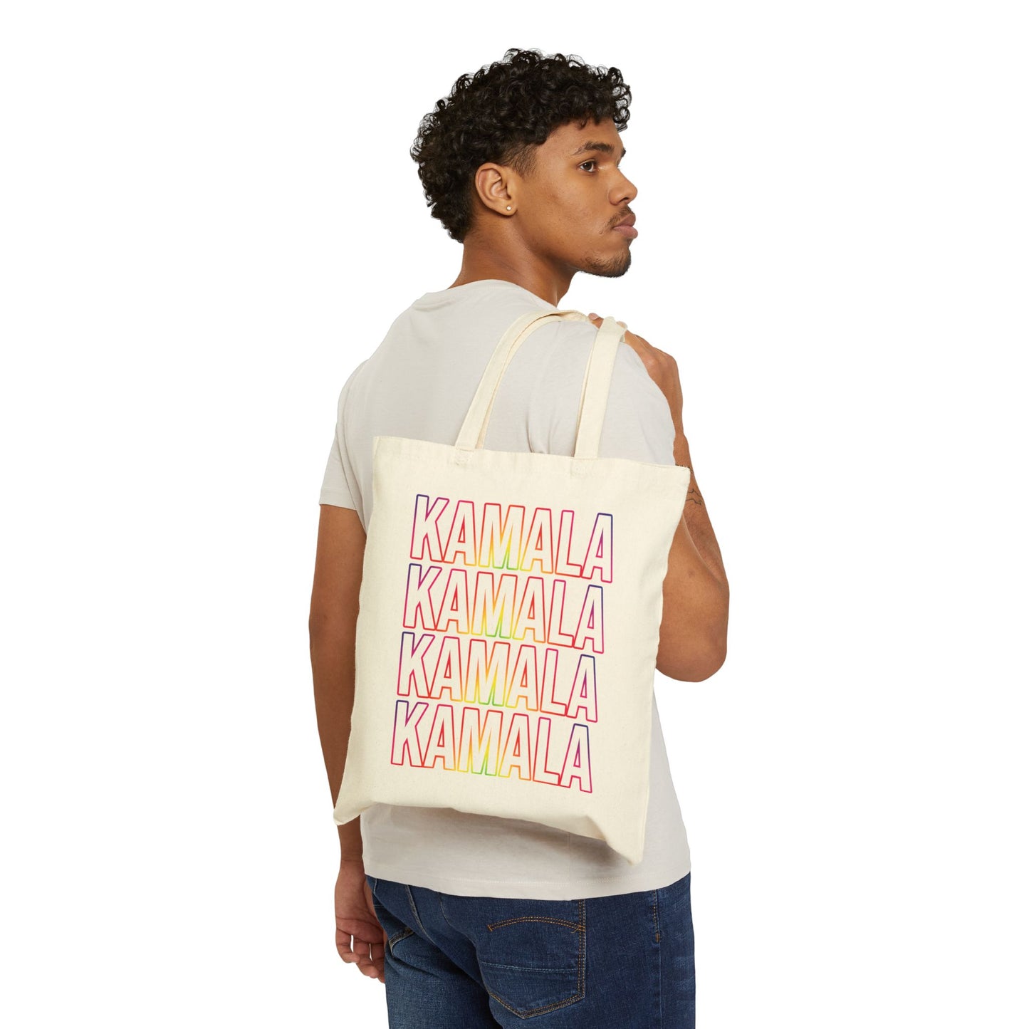 Kamala Ombre 1 | Cotton Canvas Tote Bag