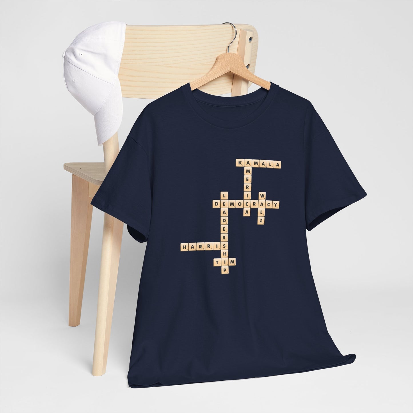 Harris Walz Scrabble | Unisex Heavy Cotton Tee