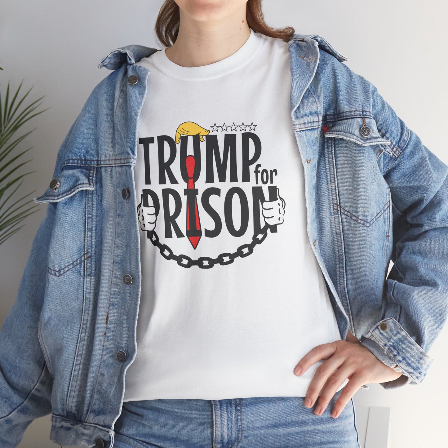 Trump for Prison 1 | Unisex Heavy Cotton Tee