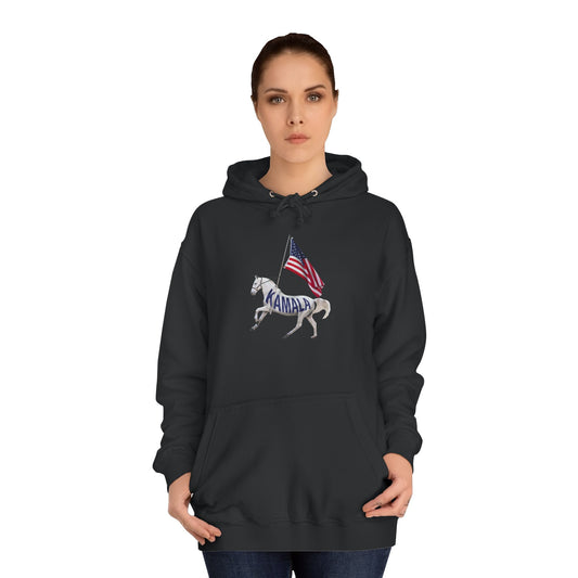 White Horse Kamala | Unisex College Hoodie