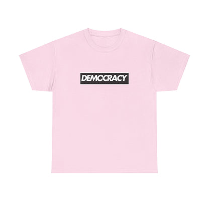 Democracy Black Box | Unisex Heavy Cotton Tee