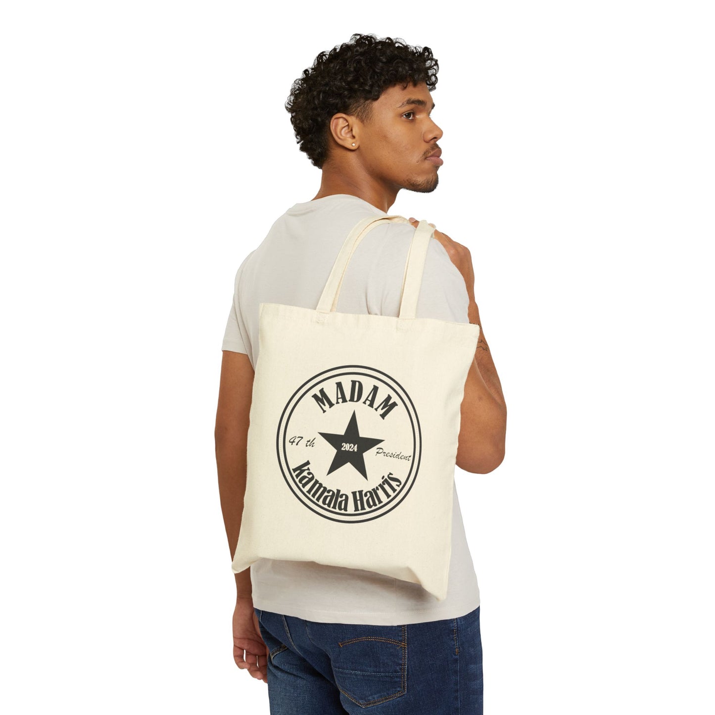 Madam Kamala Harris | Cotton Canvas Tote Bag