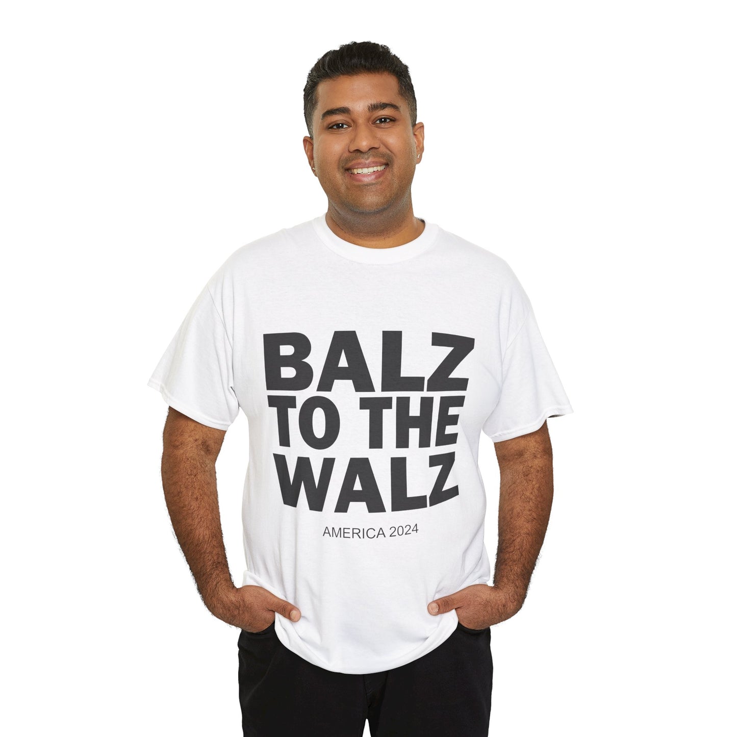 Balz To The Walz | Harris Walz Unisex Heavy Cotton Tee