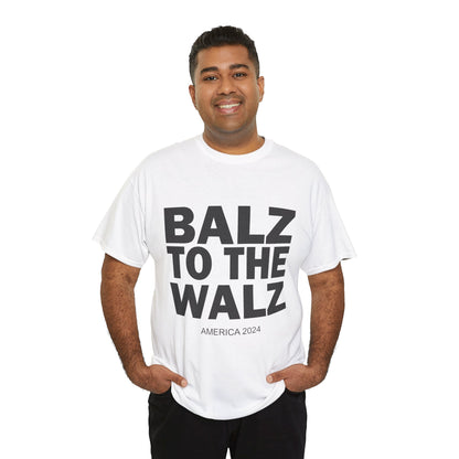 Balz To The Walz | Harris Walz Unisex Heavy Cotton Tee