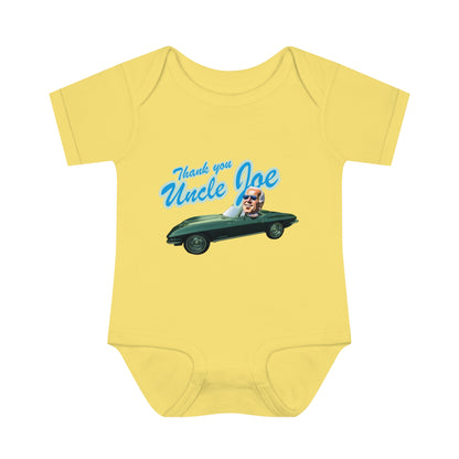 Thank You Uncle Joe | Infant Baby Rib Bodysuit