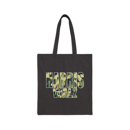 Hrris Walz Camo 1879 | Double Sided Cotton Canvas Tote Bag