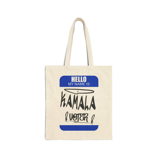 Kamala Voter | Cotton Canvas Tote Bag