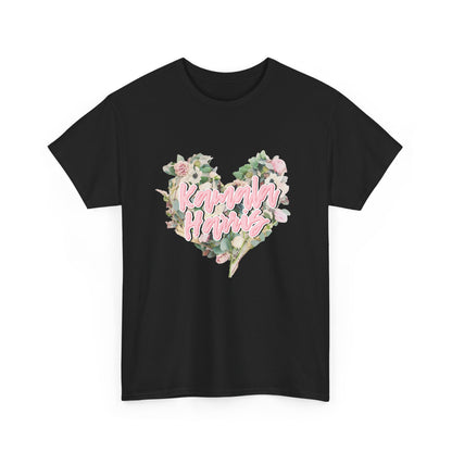 Kamala Harris Heart Flowers Arianators | Unisex Heavy Cotton Tee