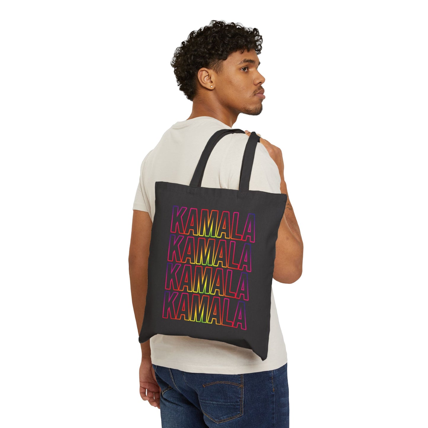 Kamala Ombre 1 | Cotton Canvas Tote Bag