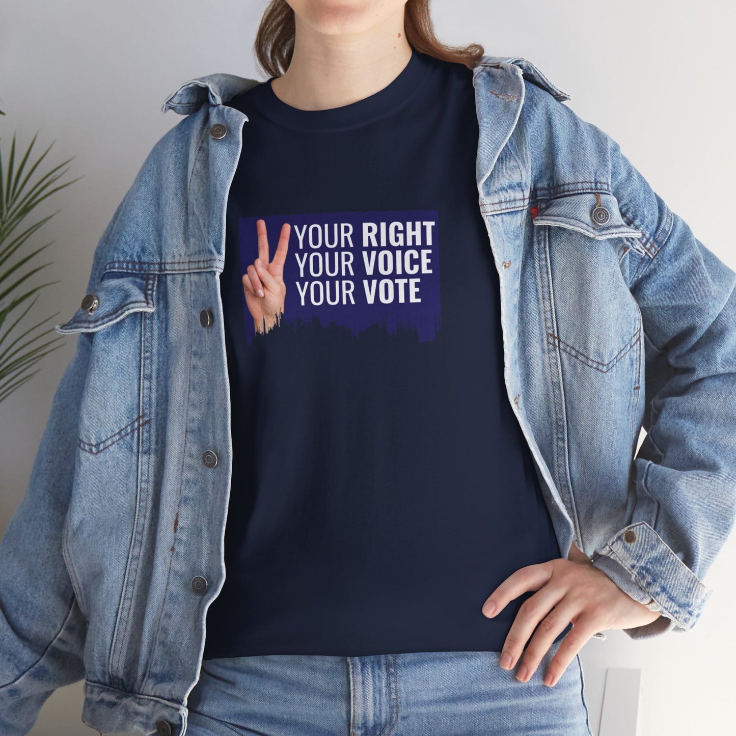 Your Right Your Voice Your Vote | Unisex Heavy Cotton Tee