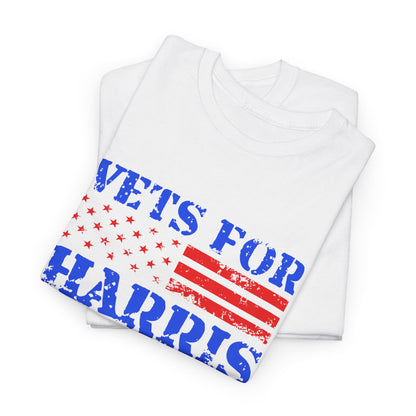 Veterans for Harris Walz | Unisex Heavy Cotton Tee