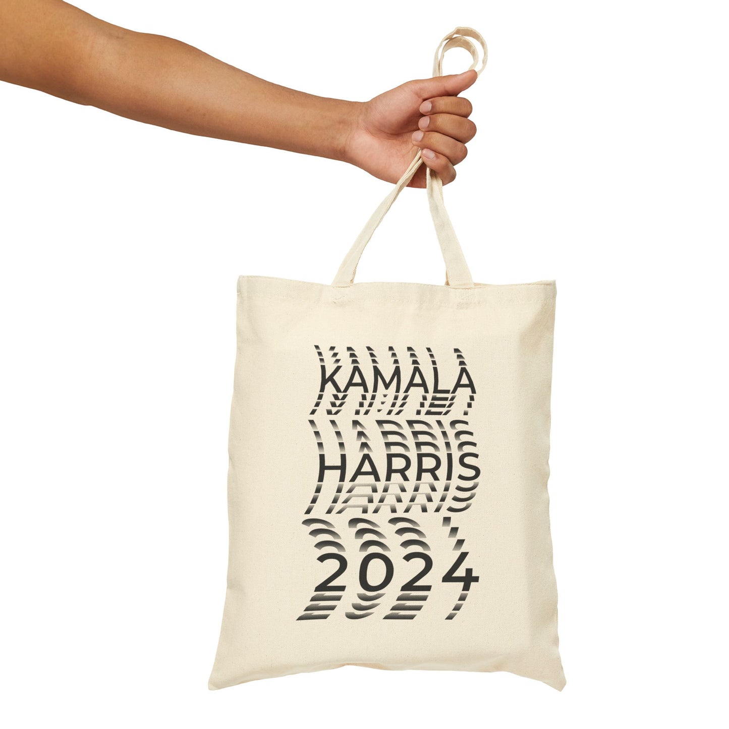 Kamala Harris Motion | Cotton Canvas Tote Bag