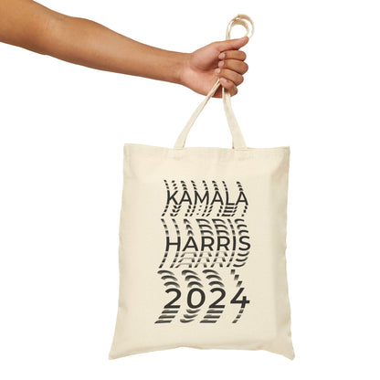 Kamala Harris Motion | Cotton Canvas Tote Bag