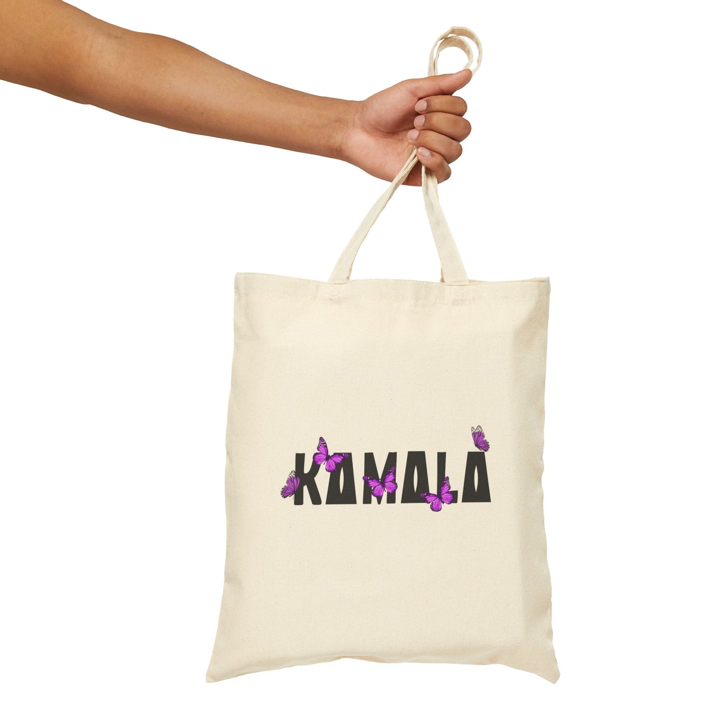 Kamala Butterflies | Cotton Canvas Tote Bag