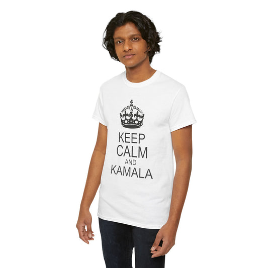 Keep Calm And Kamala 1 | Unisex Heavy Cotton Tee