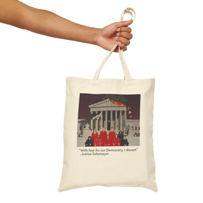 Supreme Justices | Cotton Canvas Tote Bag