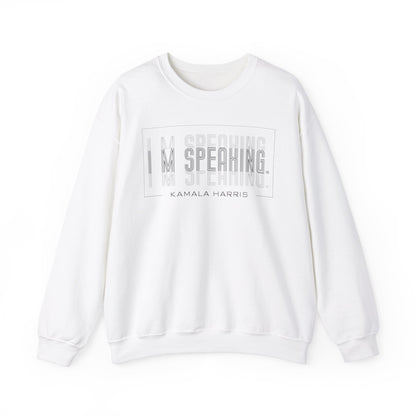 I'm Speaking Kamala Harris | Unisex Heavy Blend™ Crewneck Sweatshirt