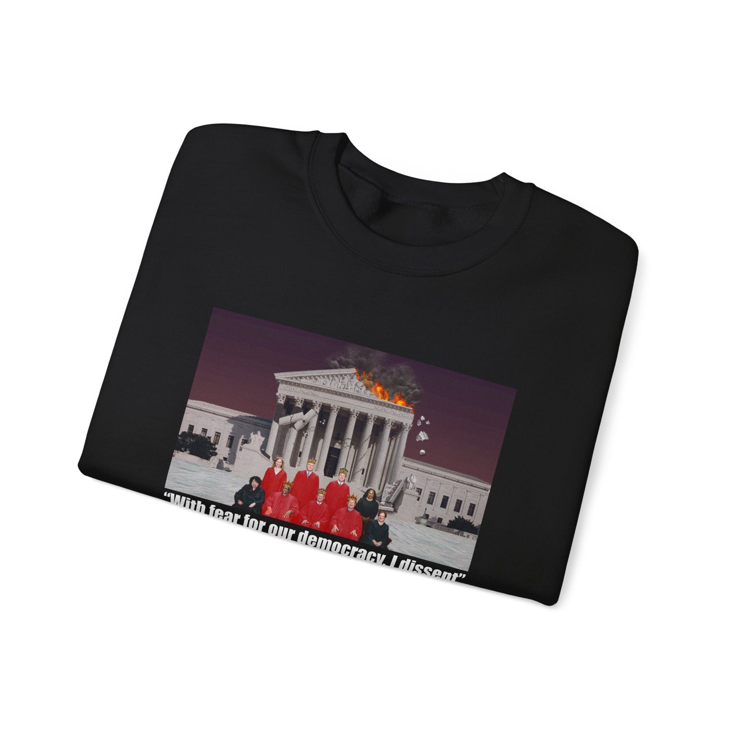 Democracy Supreme Justice | Unisex Heavy Blend™ Crewneck Sweatshirt