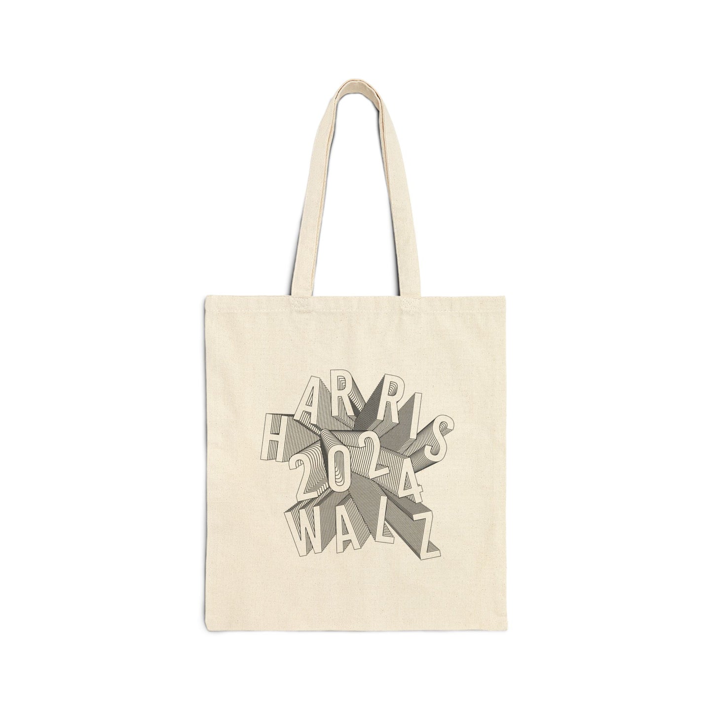 Harris Walz Motion 2 7240 | Double Sided Cotton Canvas Tote Bag