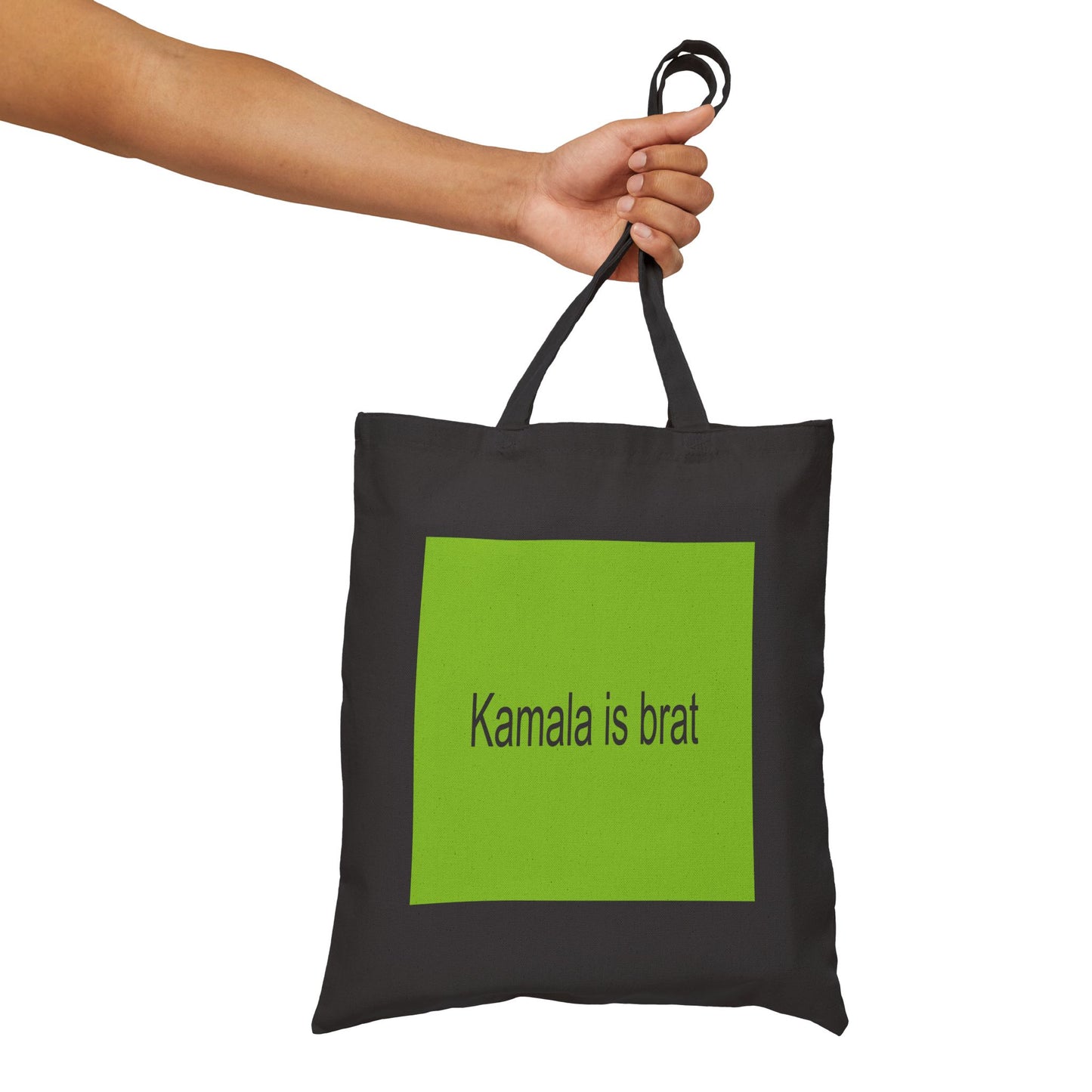 Kamala Is Brat | Cotton Canvas Tote Bag