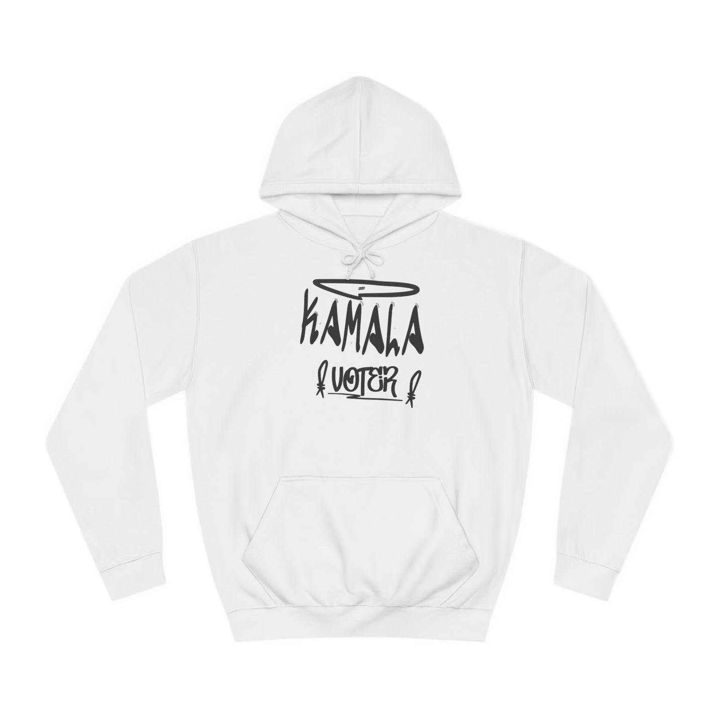 Hello My Name is Kamala Voter | Double Sided Unisex College Hoodie