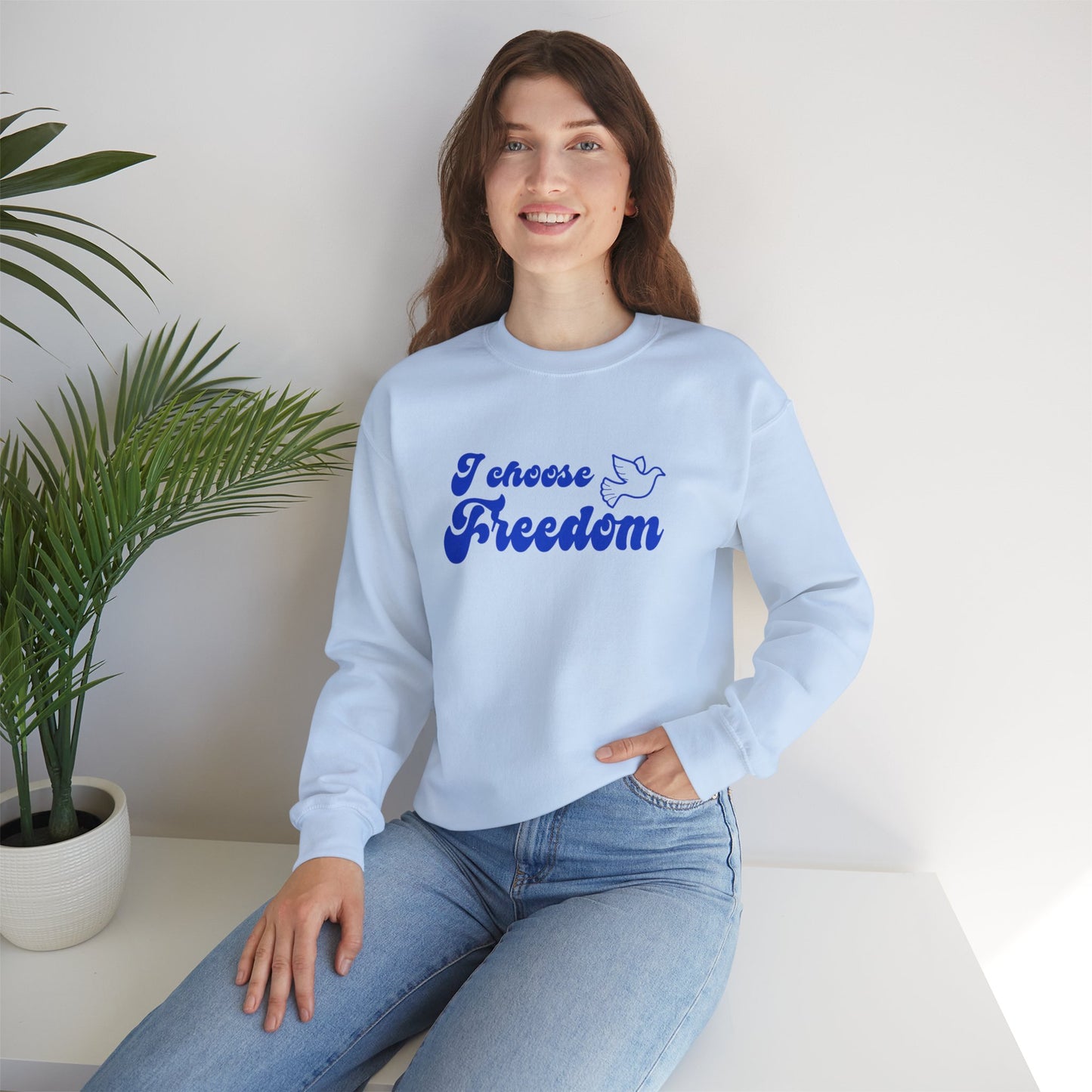 Freedom Kamala Harris & Tim Walz | Unisex Heavy Blend™ Crewneck Sweatshirt