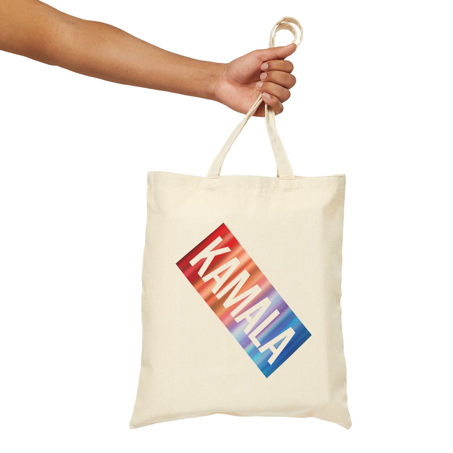 Kamala Neon 1 | Cotton Canvas Tote Bag