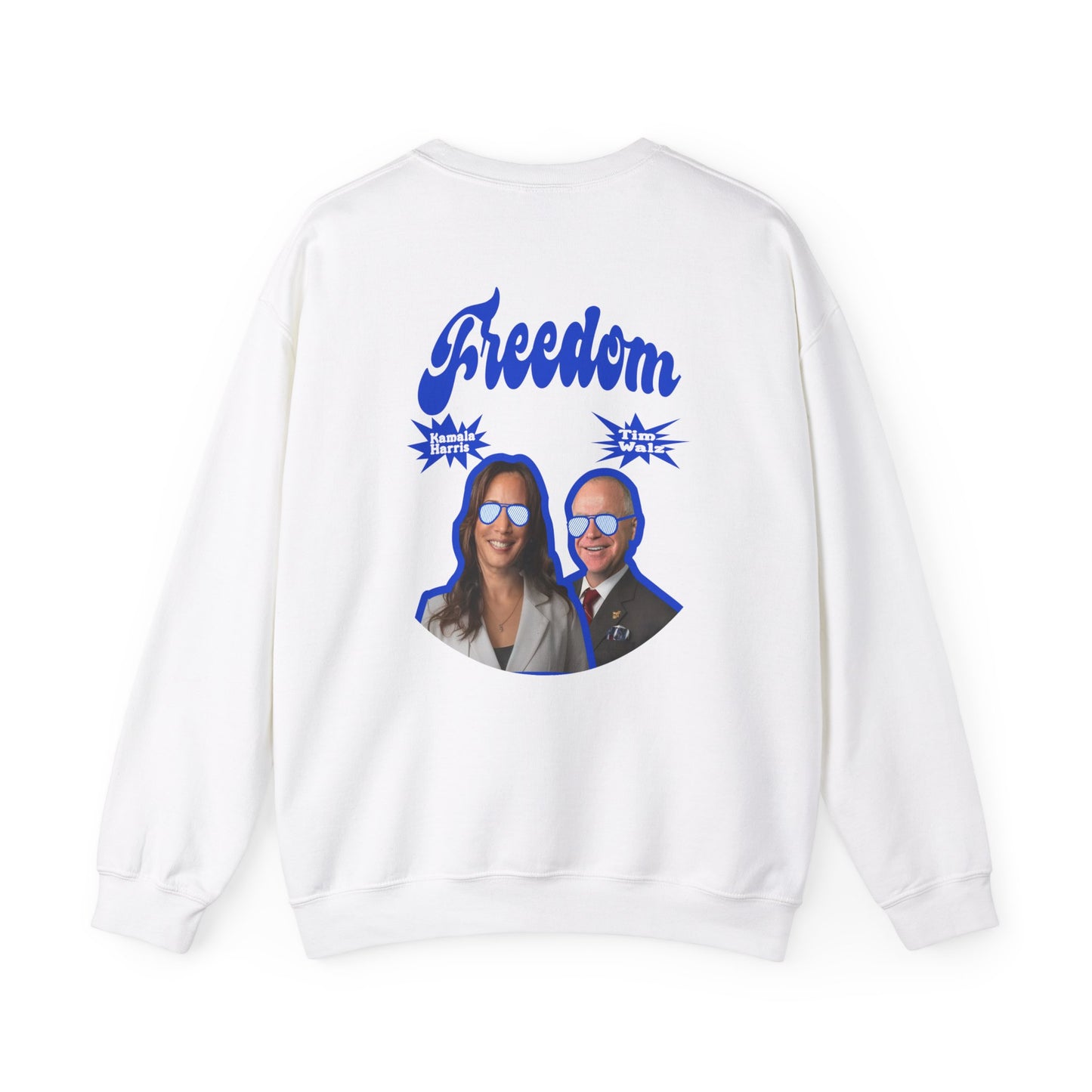 Freedom Kamala Harris & Tim Walz | Unisex Heavy Blend™ Crewneck Sweatshirt