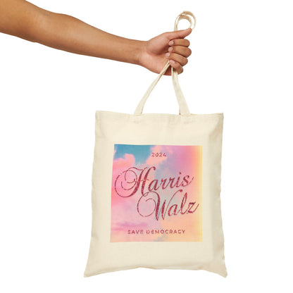 Pink Cloud | Cotton Canvas Tote Bag