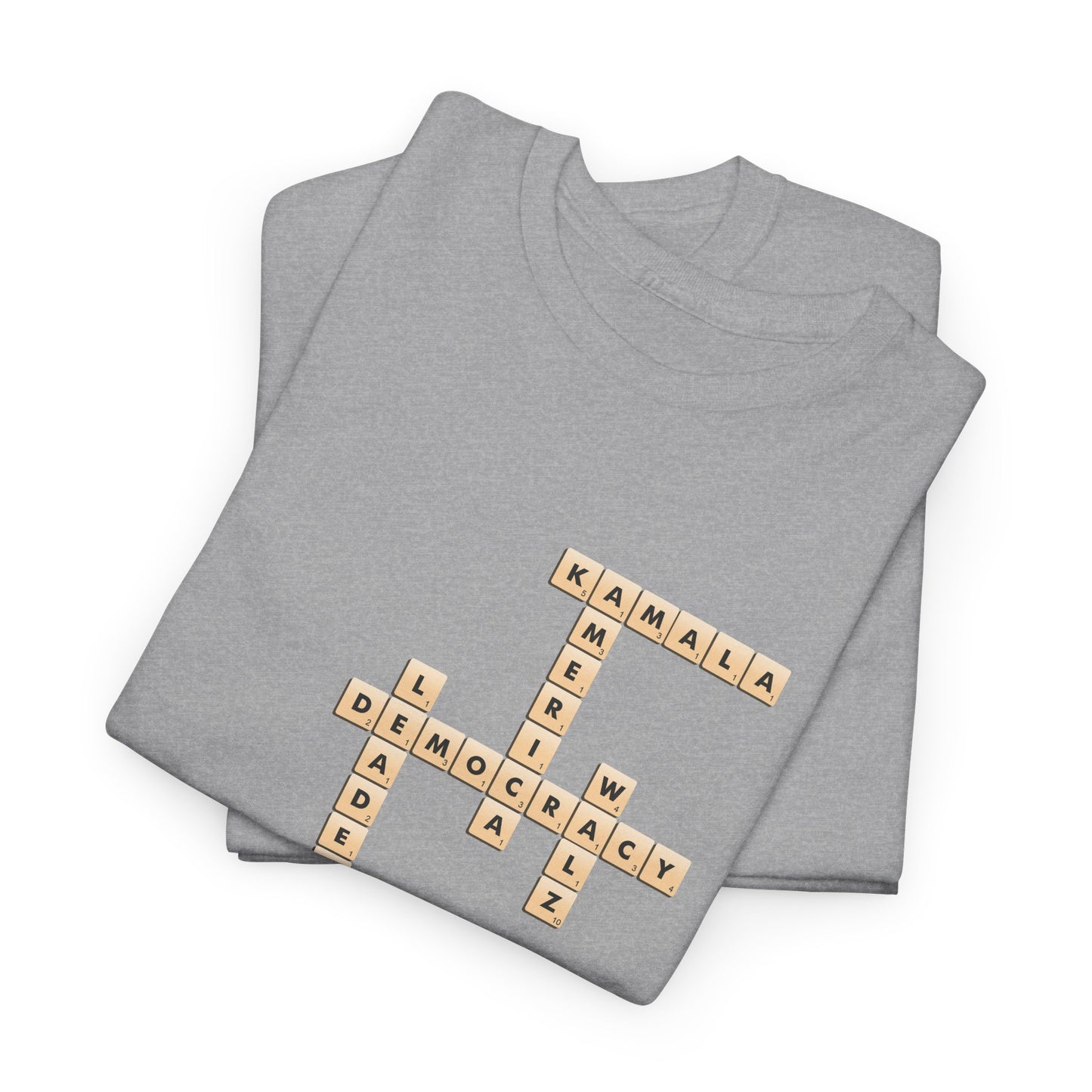 Harris Walz Scrabble | Unisex Heavy Cotton Tee