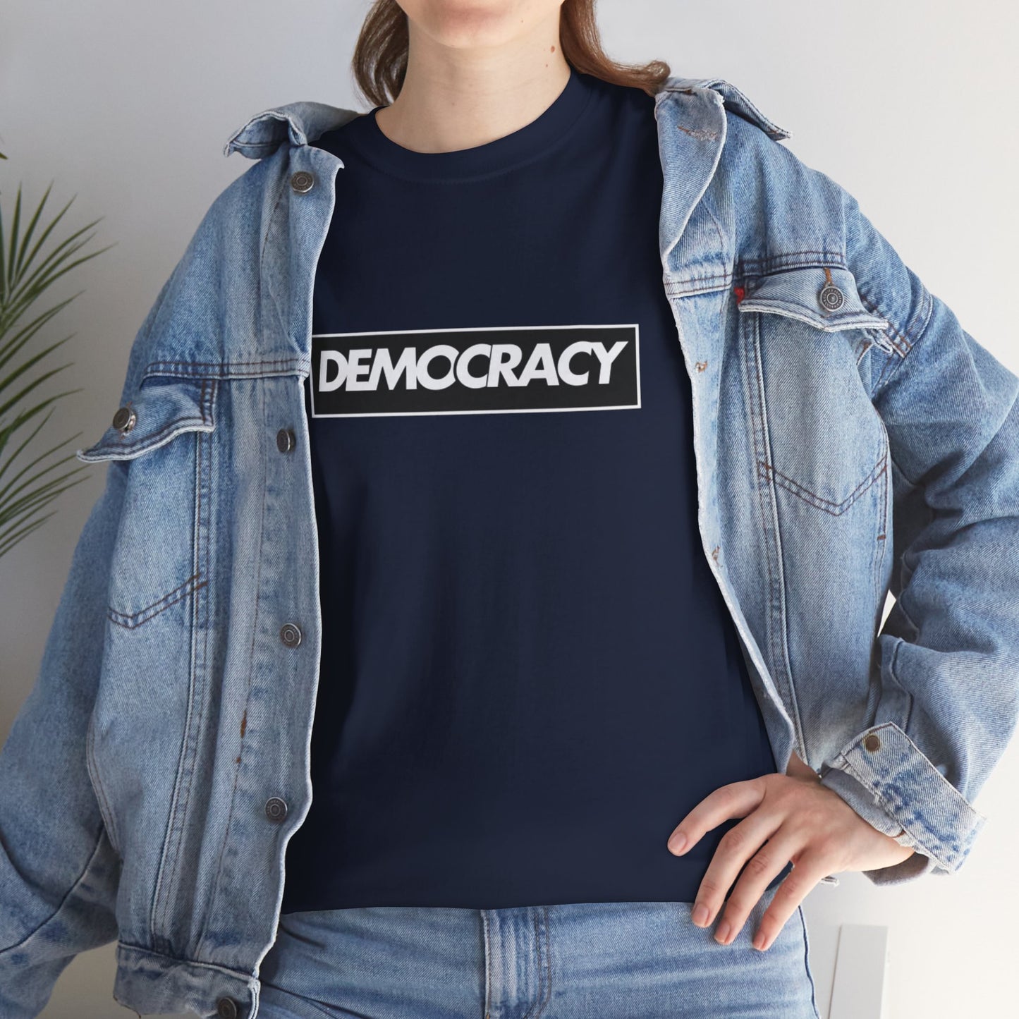 Democracy Black Box | Unisex Heavy Cotton Tee