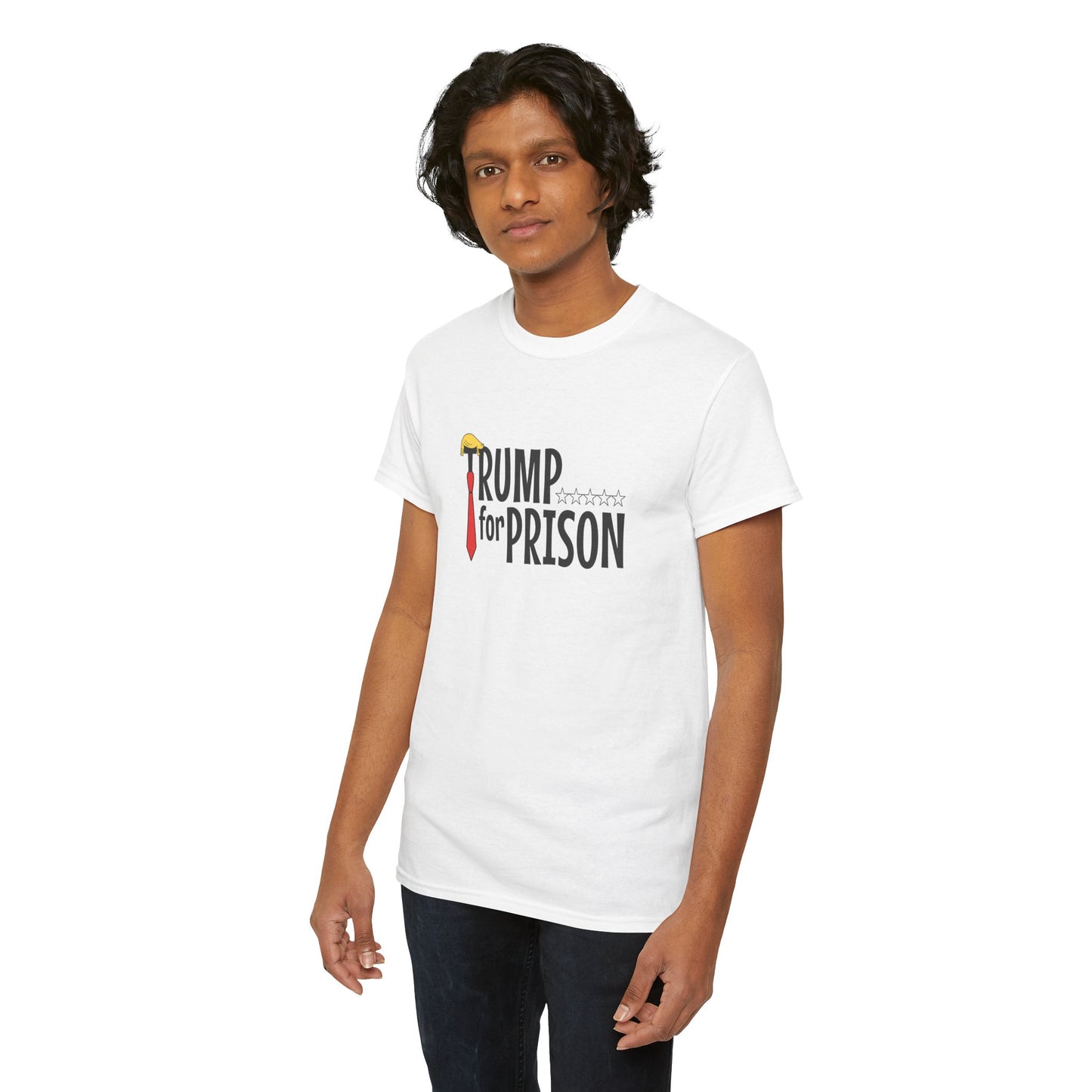 Trump For Prison 2 | Unisex Heavy Cotton Tee