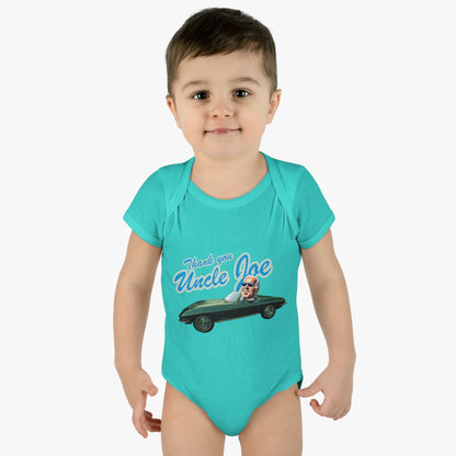 Thank You Uncle Joe | Infant Baby Rib Bodysuit