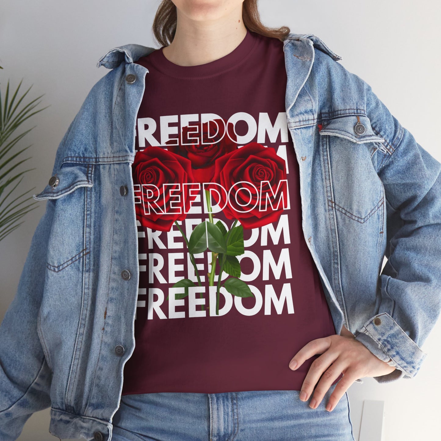 Freedom Rose | Unisex Heavy Cotton Tee