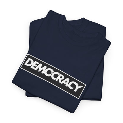 Democracy Black Box | Unisex Heavy Cotton Tee