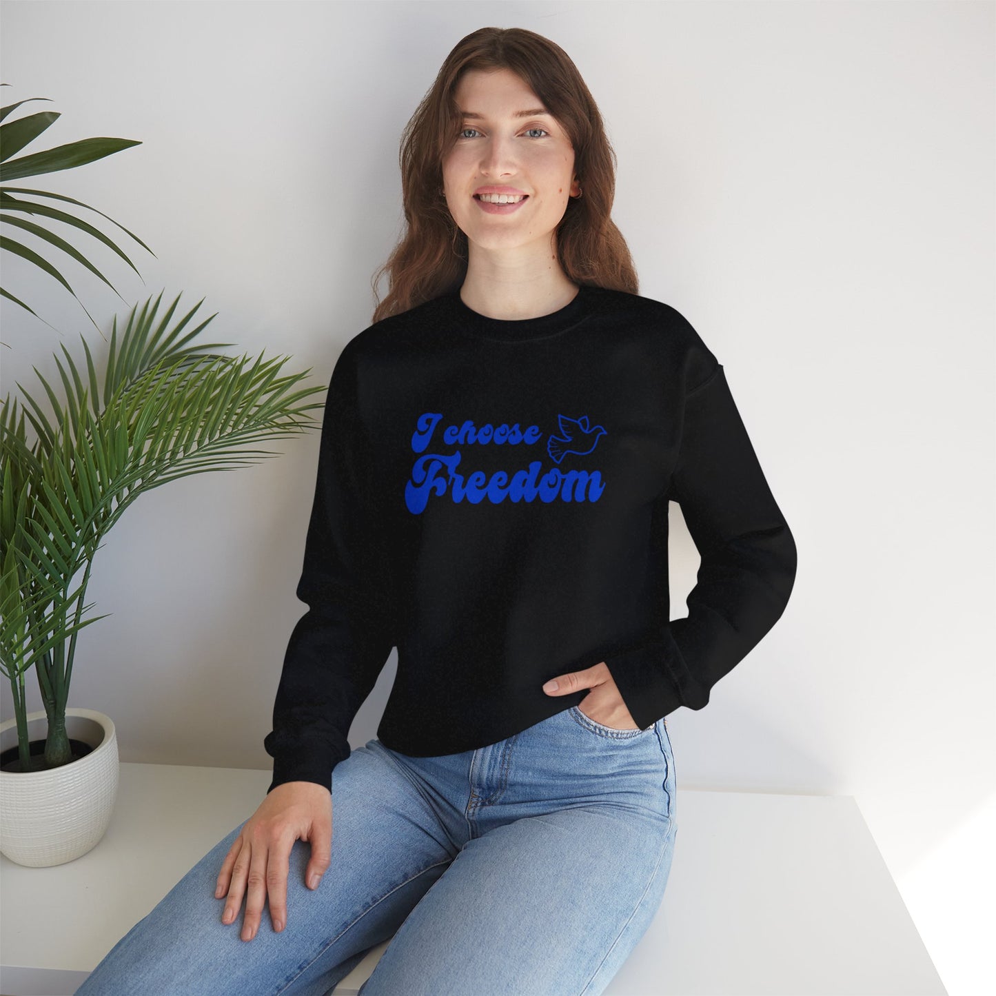 Freedom Kamala Harris & Tim Walz | Unisex Heavy Blend™ Crewneck Sweatshirt