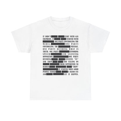 Censored Text | Unisex Heavy Cotton Tee