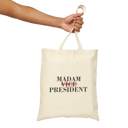 Madam President | Cotton Canvas Tote Bag