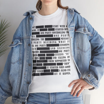 Censored Text | Unisex Heavy Cotton Tee